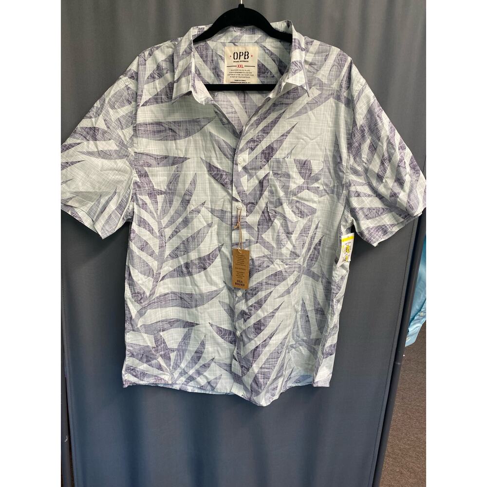 OPB Original Paperbacks Men's Button down Shirt XXL, b49